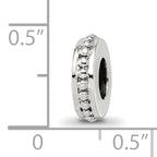 Sterling Silver 925 Spacer Bead with Antiqued Finish Solid and Casted