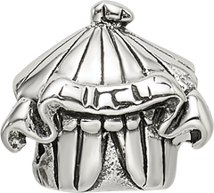 Sterling Silver Reflections Kids Circus Tent Bead