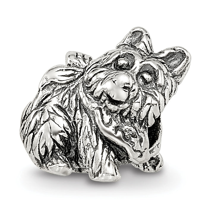 Sterling Silver Reflections Kids Dog Bead Main image