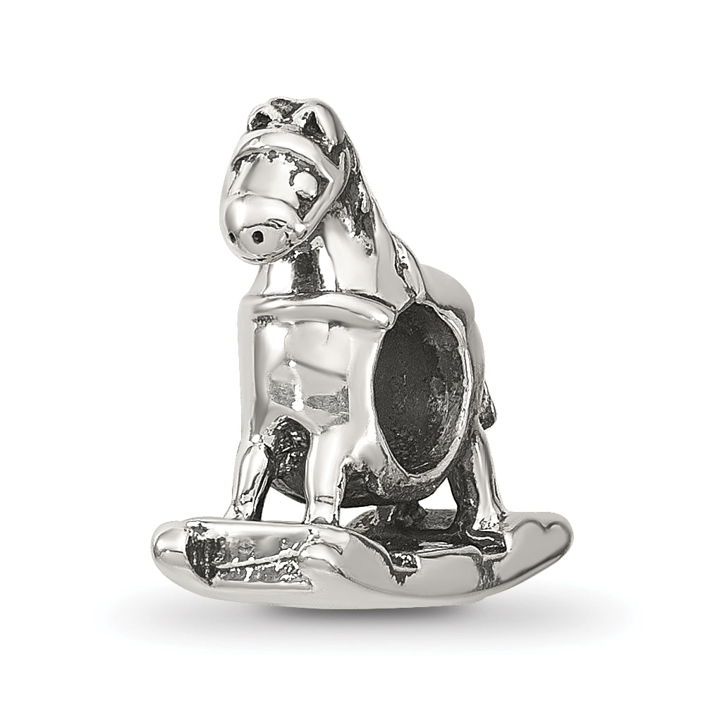 Sterling Silver Reflections Rocking Horse Bead Main image