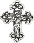 Sterling Silver 925 Crucifix Bead Antiqued Solid Design Sophia Jewelers