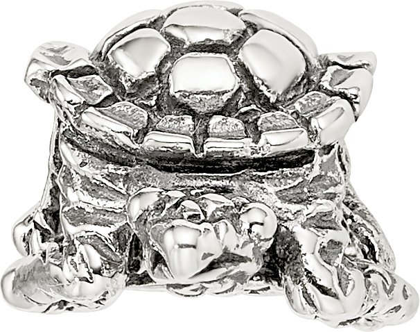 Sterling Silver Reflections Turtle Bead