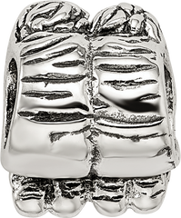 Sterling Silver Reflections Two Kids Bead