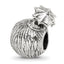Sterling Silver Reflections Coconut Drink Bead