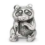 925 Sterling Silver Antiqued Racoon Bead Solid, Themed Jewelry by Sophia
