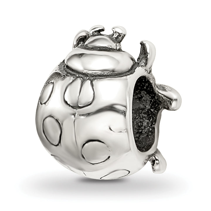 Sterling Silver Reflections Ladybug Bead