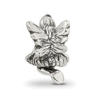 Sterling Silver 925 Antiqued Fairy Bead with Whimsical Themed Design