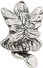 Sterling Silver 925 Antiqued Fairy Bead with Whimsical Themed Design