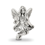 Sterling Silver 925 Antiqued Fairy Bead with Whimsical Themed Design