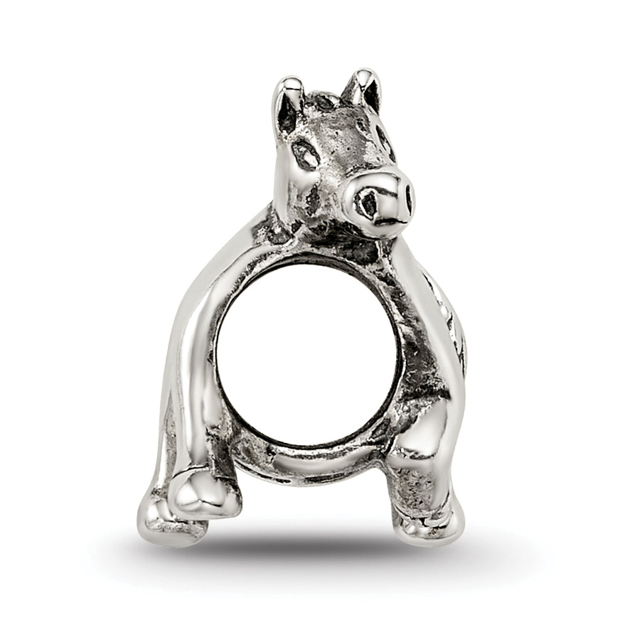 Sterling Silver Reflections Horse Bead