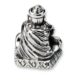Sterling Silver Reflections Buddha Bead