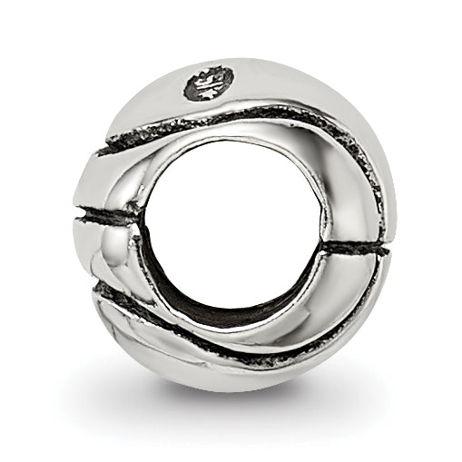 Sterling Silver Reflections Kids Basketball Bead