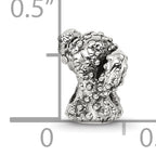 Sterling Silver 925 Antiqued Cactus Bead with Solid Cast Design