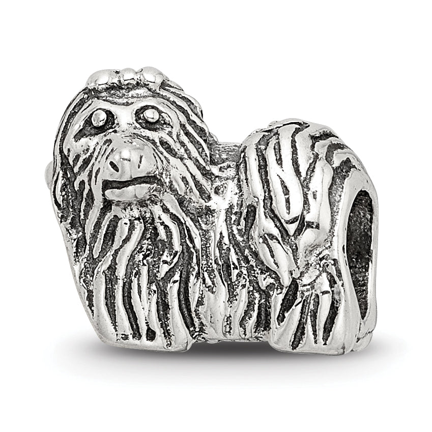 Sterling Silver Reflections Yorkshire Terrier Bead Main image