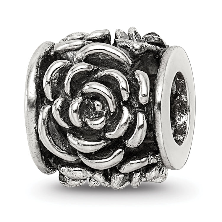 Sterling Silver Reflections Rose Bali Bead Main image