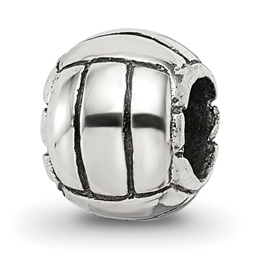 Sterling Silver Reflections Kids Volleyball Bead Main image