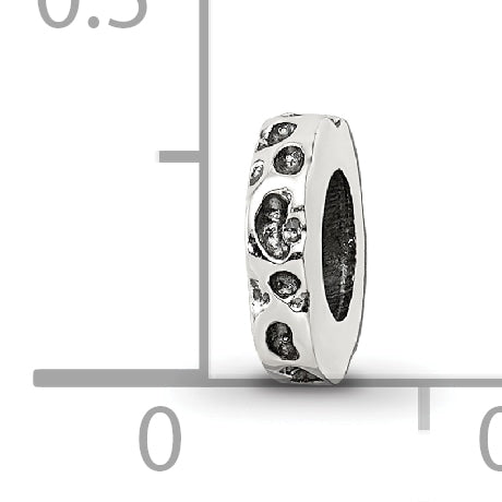 Sterling Silver 925 Spacer Bead with Antiqued Finish Solid Craftsmanship