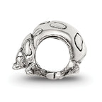 Sterling Silver 925 Ladybug Bead for Kids with Antiqued Finish