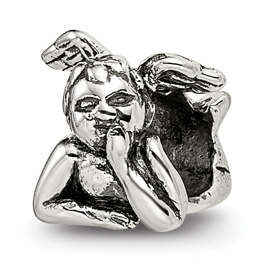 Sterling Silver Reflections Kids Angel Bead Main image