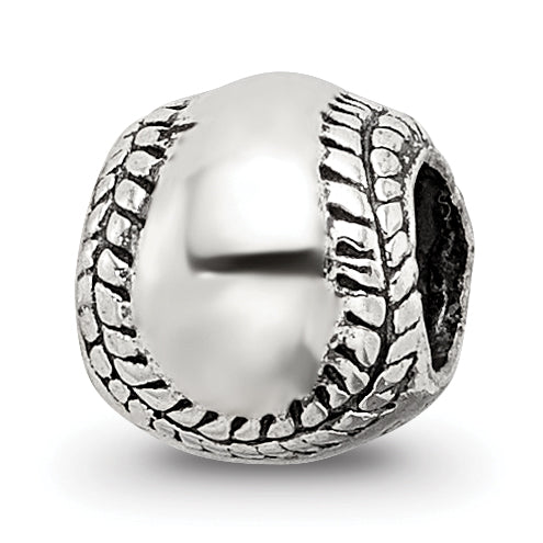 Sterling Silver Reflections Kids Softball Bead Main image