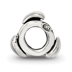 Sterling Silver Reflections Kids Hearts Bead