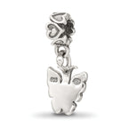Kids Collection Sterling Silver Butterfly Dangle Reflections Bead