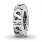 Sterling Silver Reflections Swirl Spacer Bead
