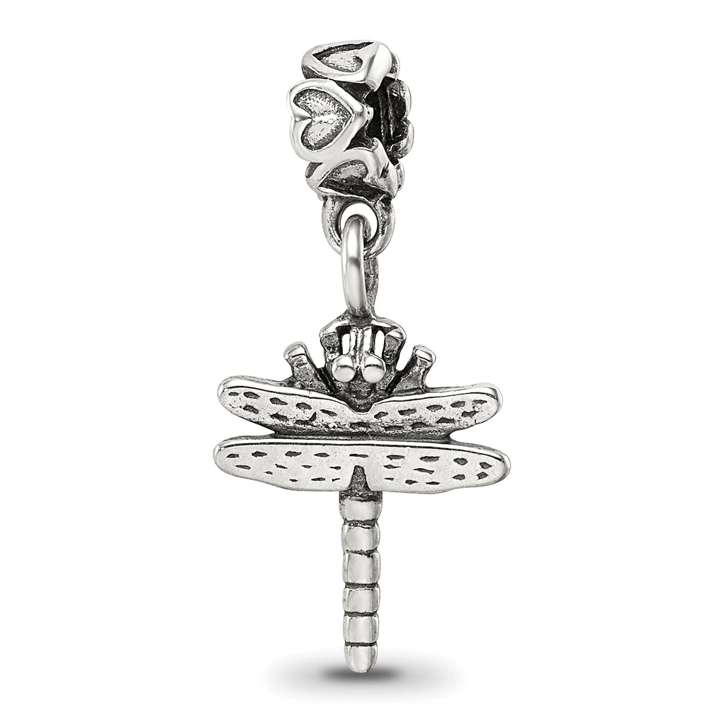Sterling Silver Reflections Kids Dragonfly Dangle Bead