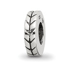 Sterling Silver Reflections Notched Spacer Bead