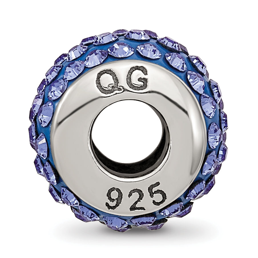Sterling Silver Reflections September Full Blue Preciosa Crystal Bead Secondary image
