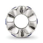 Sterling Silver Reflections Sept Preciosa Crystal Birthstone Bead