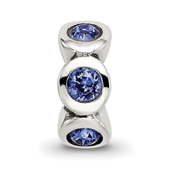 Sterling Silver Reflections Sept Preciosa Crystal Birthstone Bead