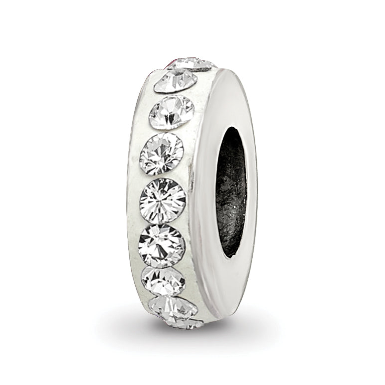 Sterling Silver Reflections April Single Row Preciosa Crystal Bead Main image