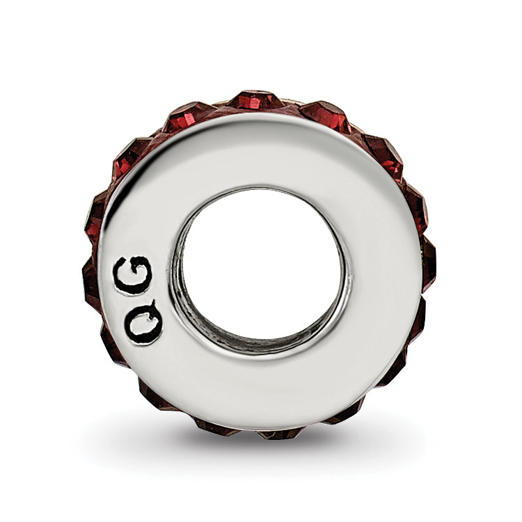 Sterling Silver Reflections Jan Single Row Preciosa Crystal Bead Secondary image