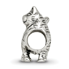 Sterling Silver Reflections American Shorthair Cat Bead
