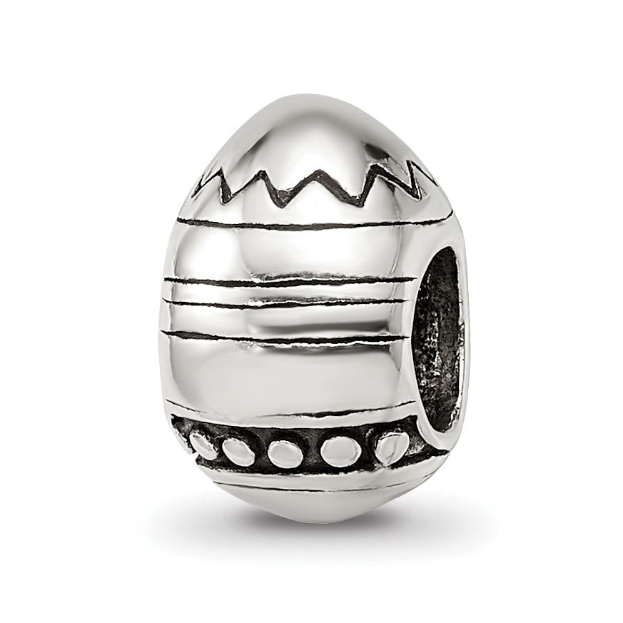 Sterling Silver Reflections Easter Egg Bead Main image