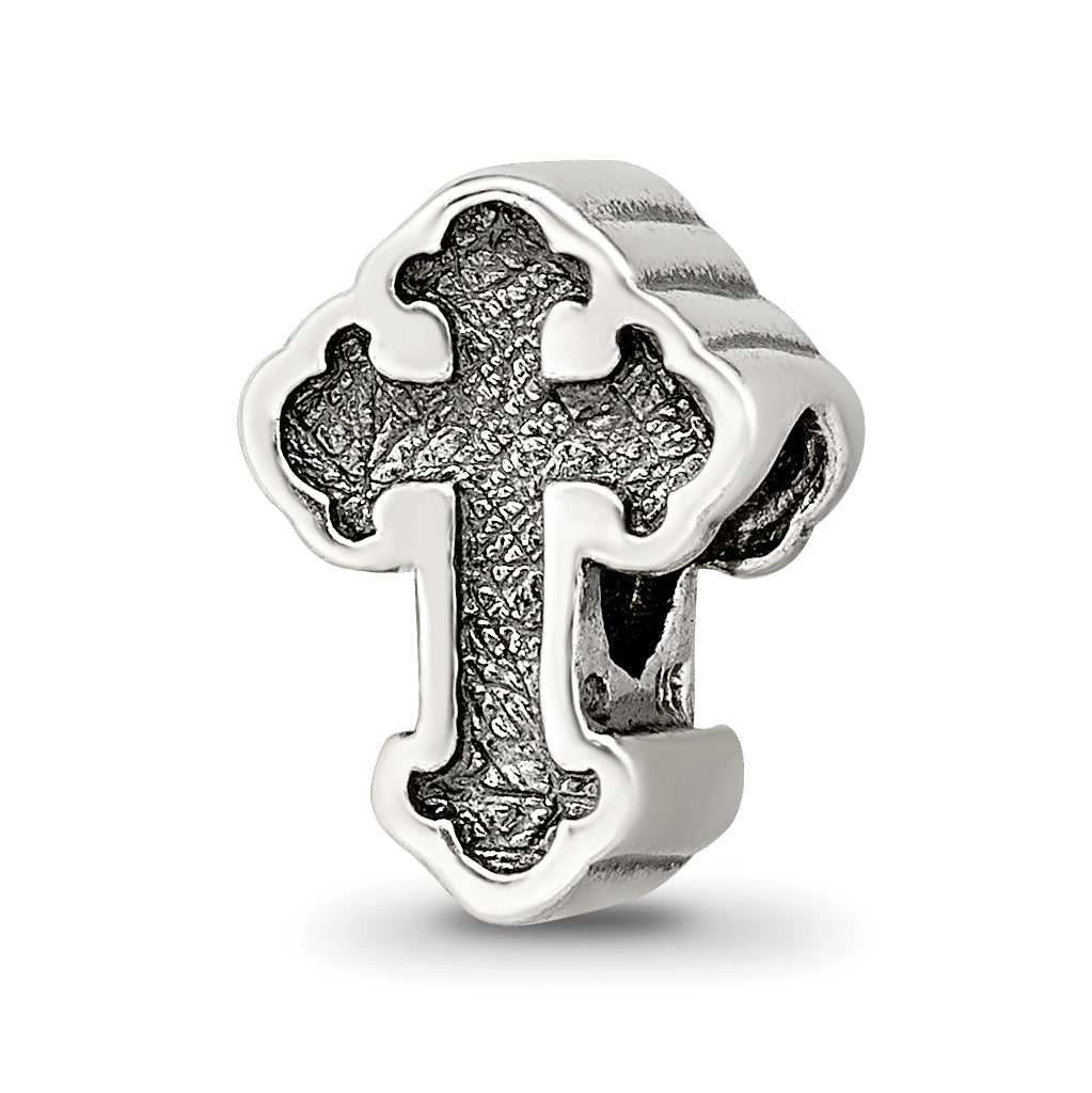 Sterling Silver Reflections Budded Cross Bead Main image