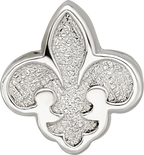 Sterling Silver Reflections Fleur de Lis Bead