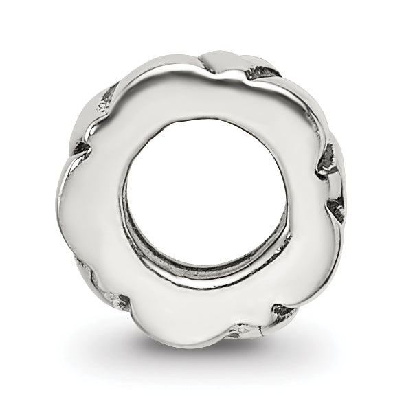 Sterling Silver Reflections Notched Spacer Bead