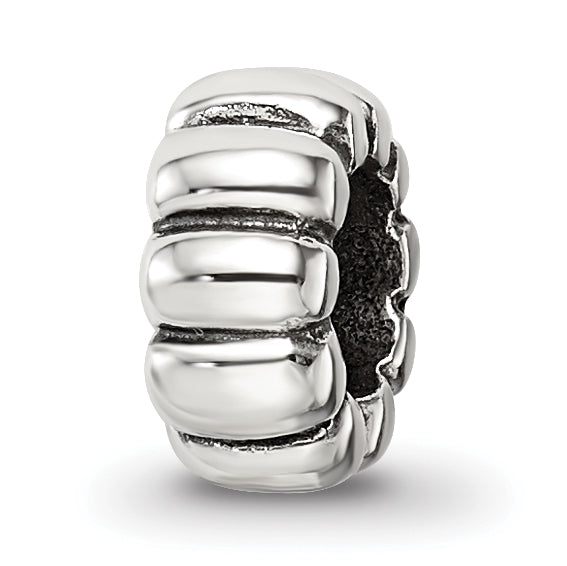 Sterling Silver Reflections Scalloped Spacer Bead Main image