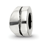 Sterling Silver Reflections Wavy Spacer Bead