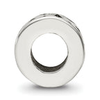 Sterling Silver 925 Antiqued Spacer Bead with Solid Cast Design