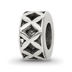 Sterling Silver Reflections X Spacer Bead