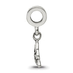Sterling Silver Celtic Trinity Dangle Bead with Antiqued Finish Solid Craftsmanship