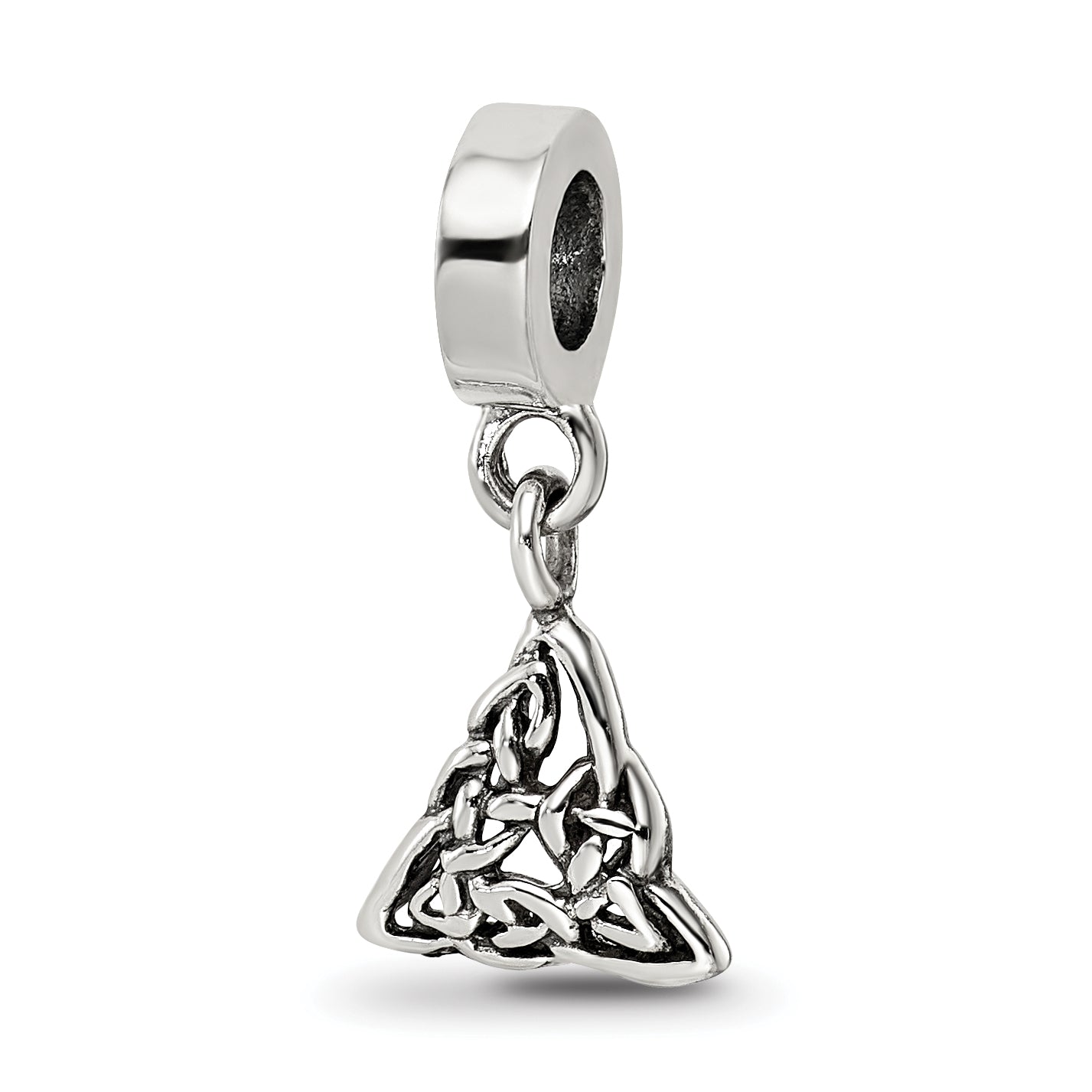 Sterling Silver Reflections Celtic Trinity Dangle Bead Main image