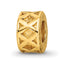Sterling Silver Gold-plated Reflections X Spacer Bead