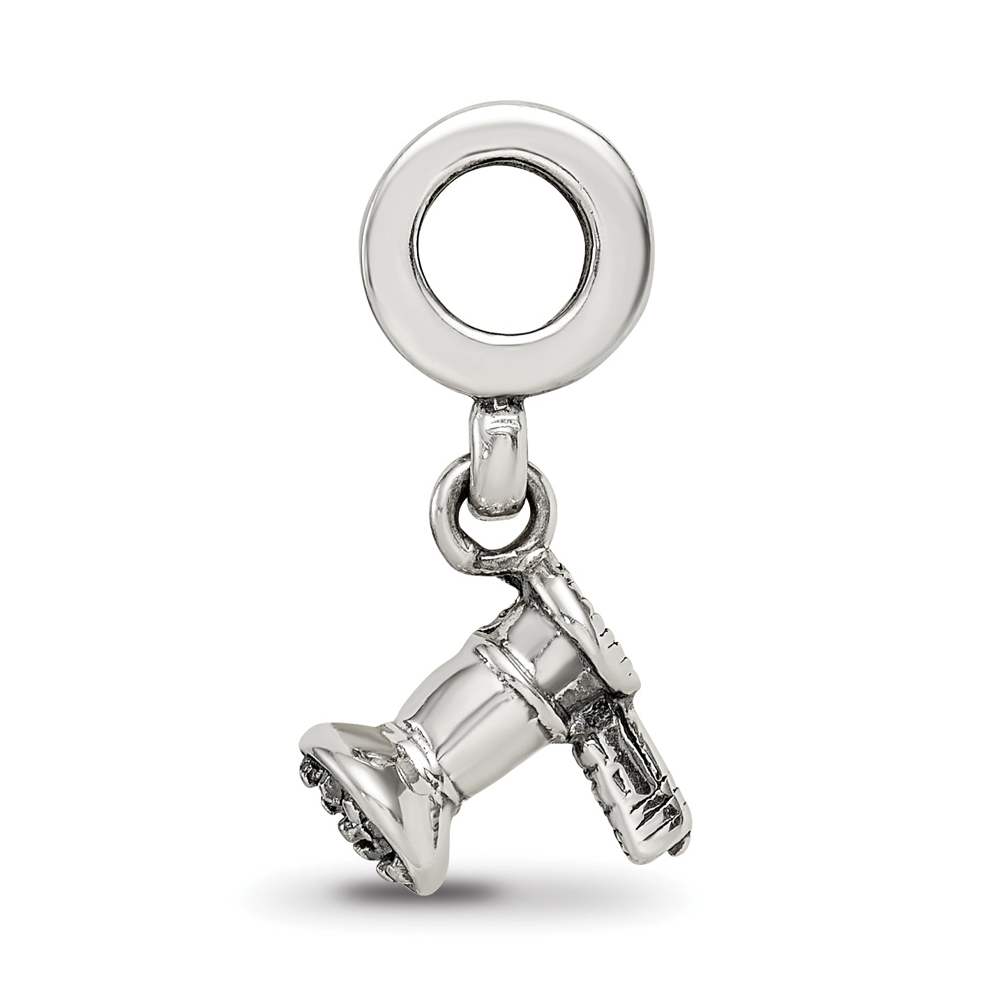 Sterling Silver Reflections Hair Dryer Dangle Bead Secondary image