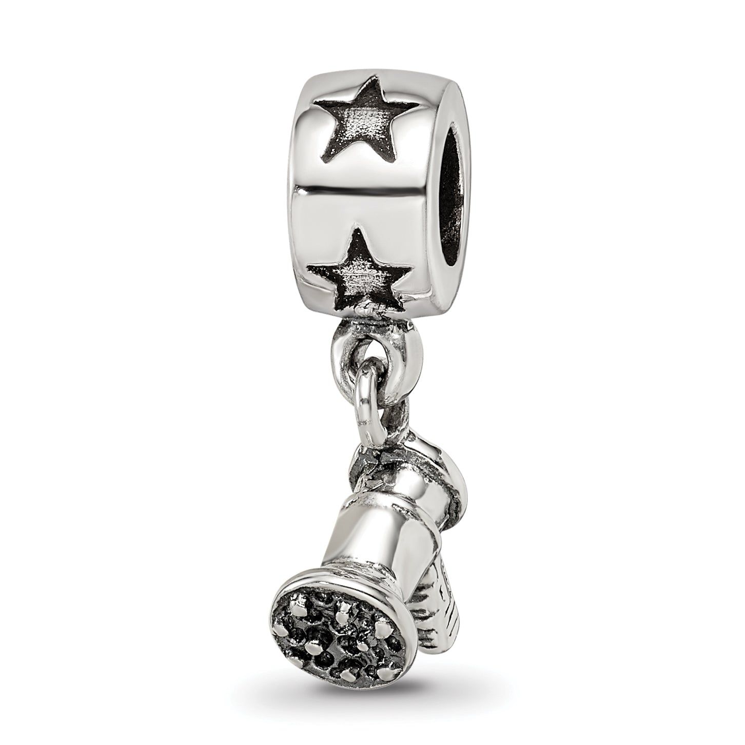 Sterling Silver Reflections Hair Dryer Dangle Bead Main image