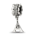 Sterling Silver Reflections Letter A Dangle Bead