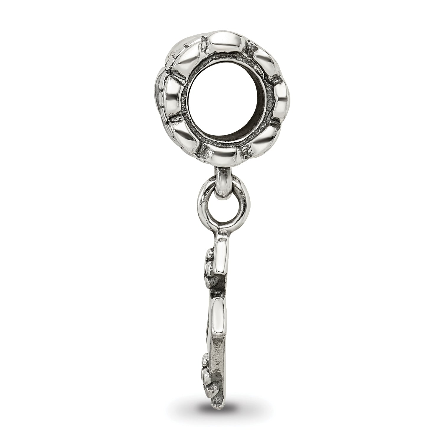 Sterling Silver Reflections Letter H Dangle Bead Secondary image